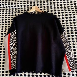 THML Black Fringe Sweater